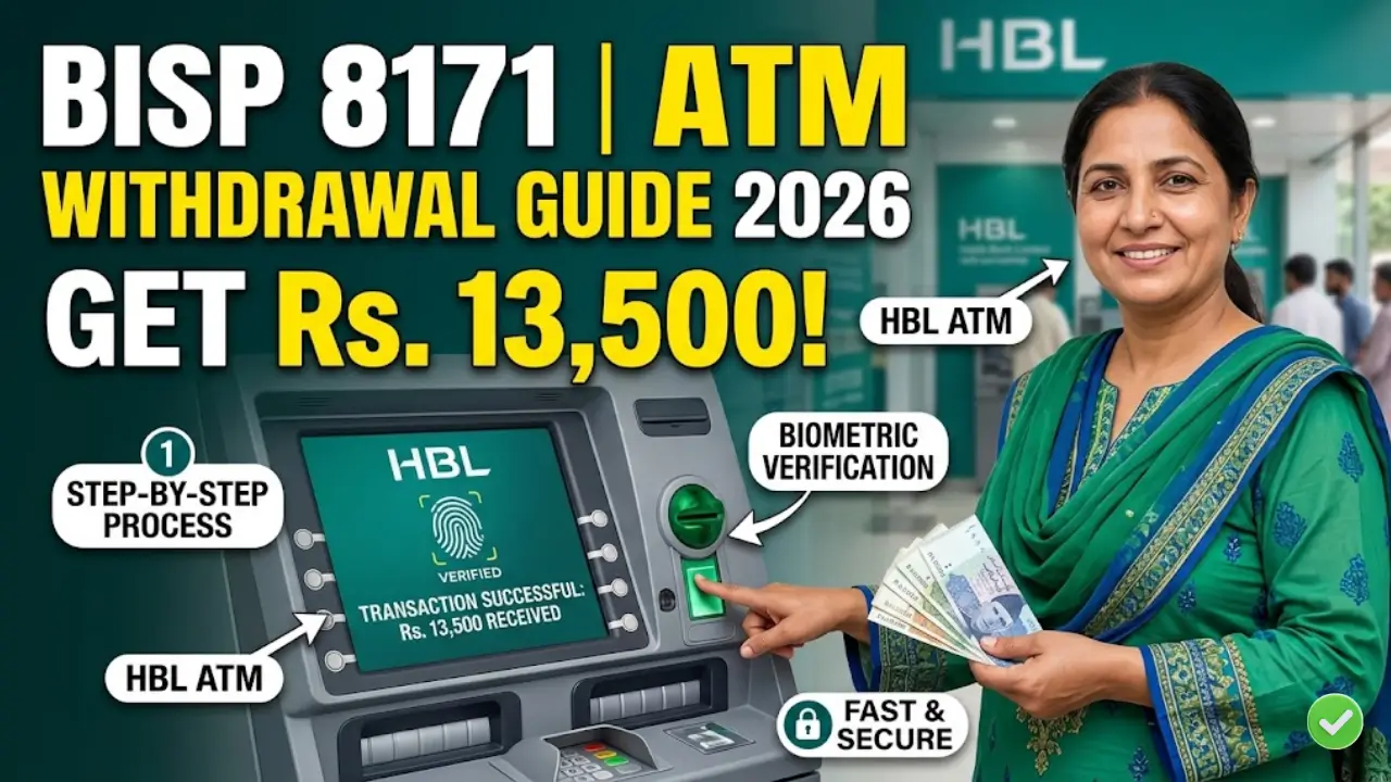 BISP 8171 ATM Withdrawal Guide 2026 & Check Common Problems