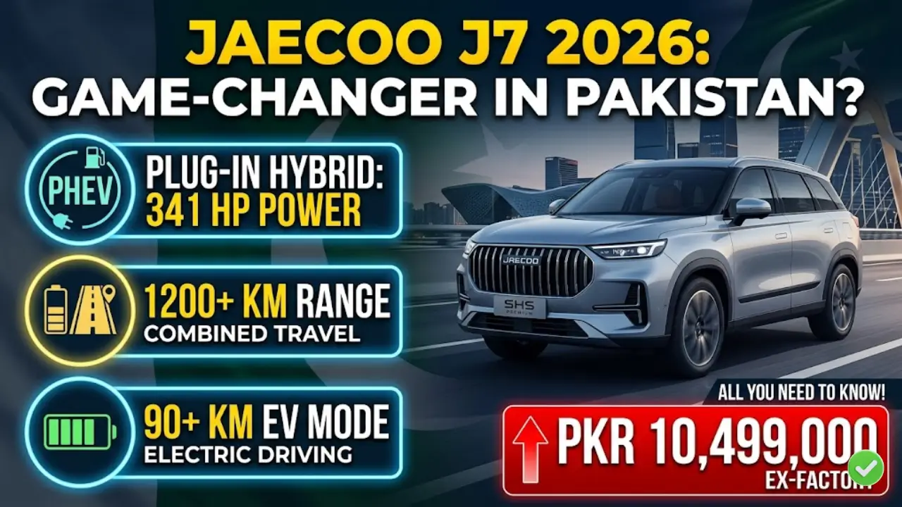 Jaecoo J7 2026 Price in Pakistan Check Images & Latest Updates